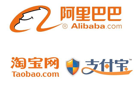 Alibaba.com、Taobao.comのロゴマーク画像です