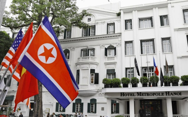 首脳会談が行われる「ソフィテル・レジェンド・メトロポール・ハノイ」