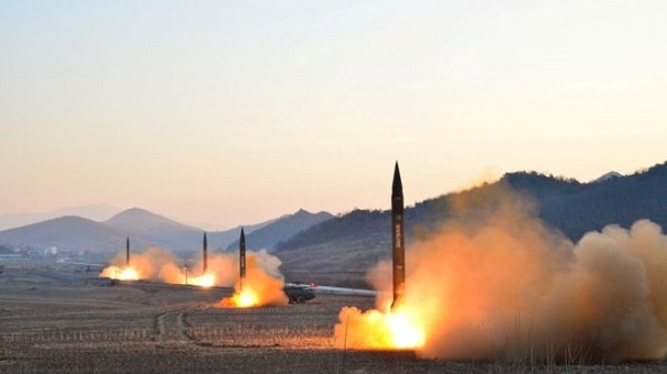 2017年3月6日に北朝鮮は4発の弾道ミサイルを発射した
