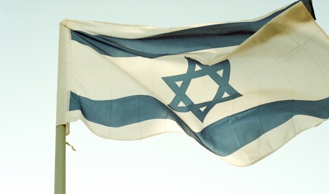 はためくイスラエル国旗