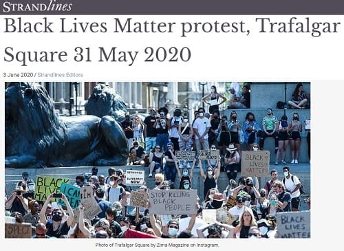 2020年6月3日 STRAND linesへのリンク画像です。