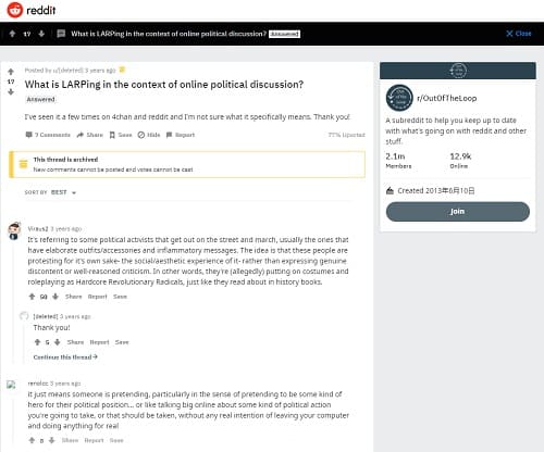Redditへのリンク画像です。