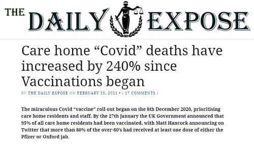 2021年2月25日 THE DAILY EXPOSEへのリンク画像です。