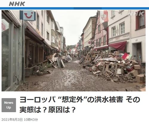 2021年8月3日 NHK NEWS WEBへのリンク画像です。