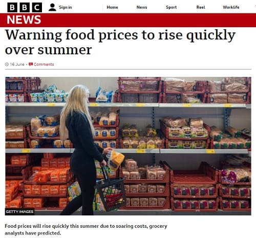 2022年6月6日 BBCへのリンク画像です。