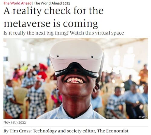 2022年11月14日 The Economicsへのリンク画像です。