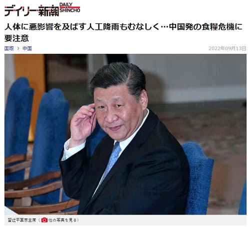 2022年9月13日 デイリー新潮へのリンク画像です。