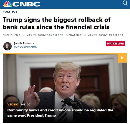 2018年5月24日 CNBCへのリンク画像です。