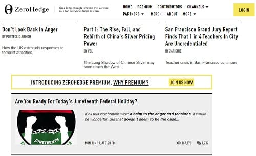 ZeroHedgeへのリンク画像です。