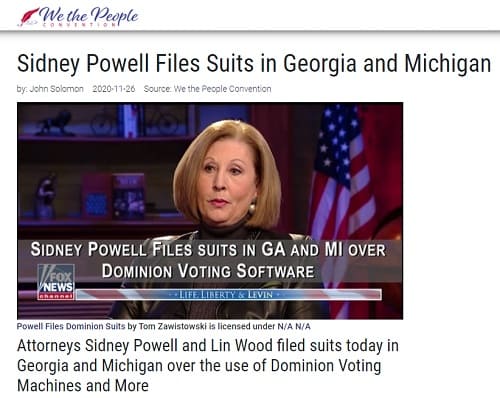 2020年11月26日 We the People CONVENTIONのリンク画像です。