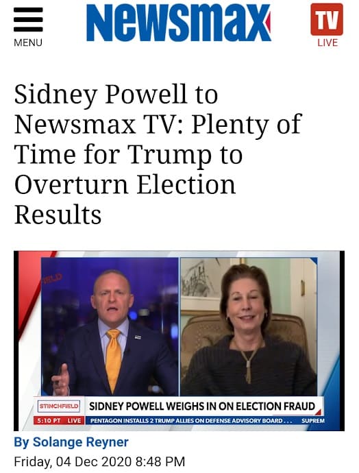 2020年12月4日 Newsmaxのリンク画像です。