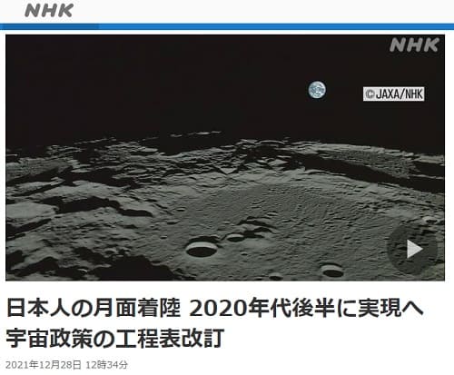 2021年12月28日 NHK NEWS WEBへのリンク画像です。