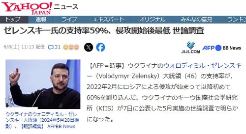 2024年6月8日 Yahooニュースへのリンク画像です。