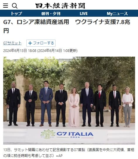 2024年6月13日 日本経済新聞へのリンク画像です。